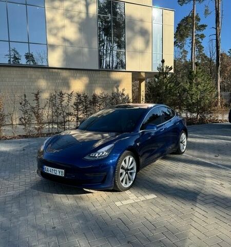 Синий Тесла Модель 3, объемом двигателя 0 л и пробегом 65 тыс. км за 18900 $, фото 1 на Automoto.ua