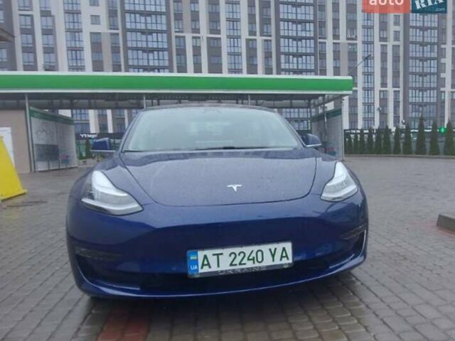 Синий Тесла Модель 3, объемом двигателя 0 л и пробегом 62 тыс. км за 20000 $, фото 1 на Automoto.ua