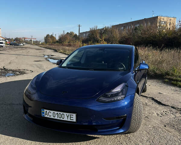 Синий Тесла Модель 3, объемом двигателя 0 л и пробегом 93 тыс. км за 21000 $, фото 1 на Automoto.ua