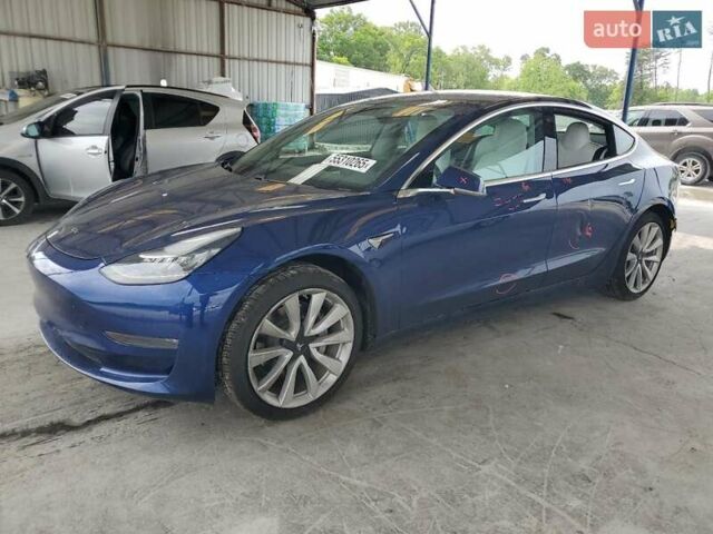 Синий Тесла Модель 3, объемом двигателя 0 л и пробегом 74 тыс. км за 3000 $, фото 1 на Automoto.ua