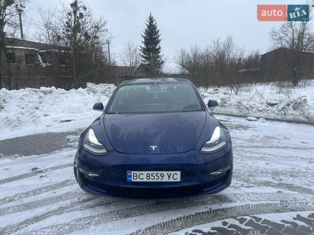 Синий Тесла Модель 3, объемом двигателя 0 л и пробегом 153 тыс. км за 14999 $, фото 1 на Automoto.ua