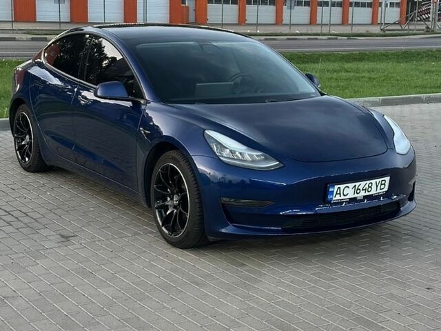 Синий Тесла Модель 3, объемом двигателя 0 л и пробегом 139 тыс. км за 14600 $, фото 1 на Automoto.ua
