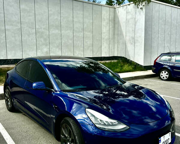 Синій Тесла Модель 3, об'ємом двигуна 0 л та пробігом 100 тис. км за 18500 $, фото 1 на Automoto.ua