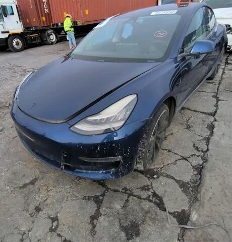 Синій Тесла Модель 3, об'ємом двигуна 0 л та пробігом 96 тис. км за 12500 $, фото 1 на Automoto.ua