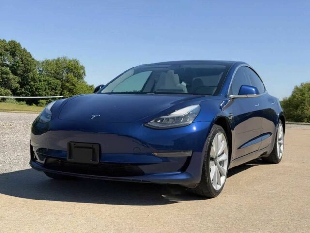 Синій Тесла Модель 3, об'ємом двигуна 0 л та пробігом 37 тис. км за 6897 $, фото 1 на Automoto.ua