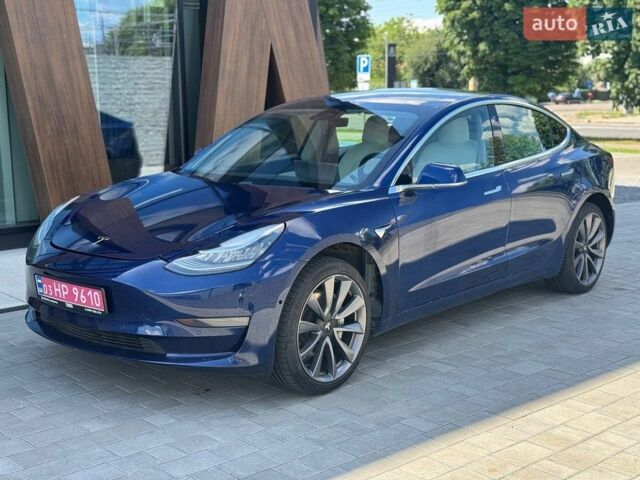 Синій Тесла Модель 3, об'ємом двигуна 0 л та пробігом 202 тис. км за 11900 $, фото 1 на Automoto.ua
