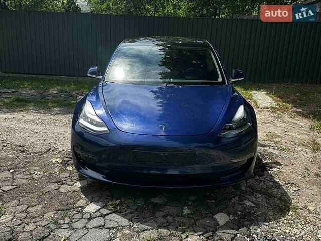 Синий Тесла Модель 3, объемом двигателя 0 л и пробегом 208 тыс. км за 13300 $, фото 1 на Automoto.ua