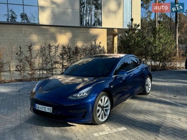 Синій Тесла Модель 3, об'ємом двигуна 0 л та пробігом 65 тис. км за 18400 $, фото 1 на Automoto.ua