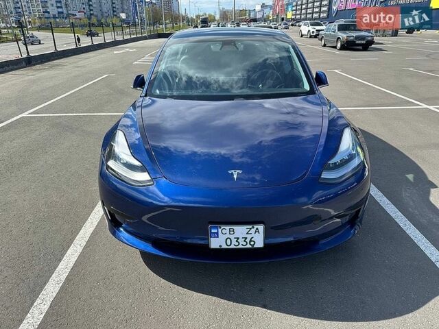Синий Тесла Модель 3, объемом двигателя 0 л и пробегом 70 тыс. км за 17000 $, фото 1 на Automoto.ua