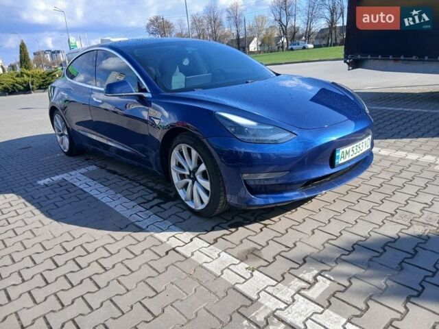 Синій Тесла Модель 3, об'ємом двигуна 0 л та пробігом 189 тис. км за 15500 $, фото 1 на Automoto.ua