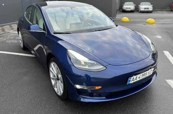 Синий Тесла Модель 3, объемом двигателя 0 л и пробегом 94 тыс. км за 20000 $, фото 1 на Automoto.ua