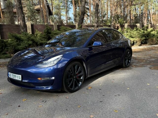 Синій Тесла Модель 3, об'ємом двигуна 0 л та пробігом 62 тис. км за 21000 $, фото 1 на Automoto.ua