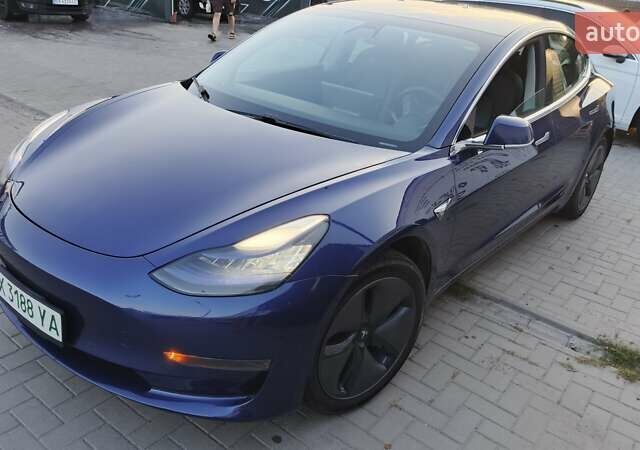 Синий Тесла Модель 3, объемом двигателя 0 л и пробегом 52 тыс. км за 17000 $, фото 1 на Automoto.ua