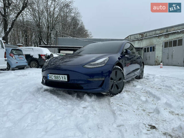 Синій Тесла Модель 3, об'ємом двигуна 0 л та пробігом 101 тис. км за 19500 $, фото 1 на Automoto.ua