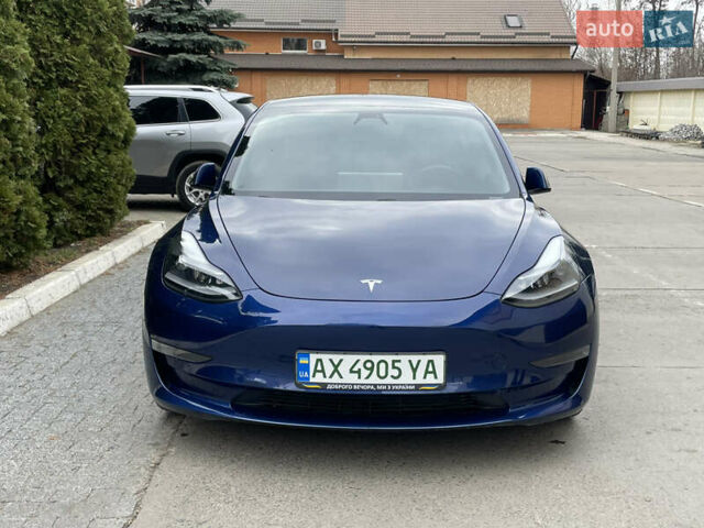 Синій Тесла Модель 3, об'ємом двигуна 0 л та пробігом 41 тис. км за 17800 $, фото 1 на Automoto.ua