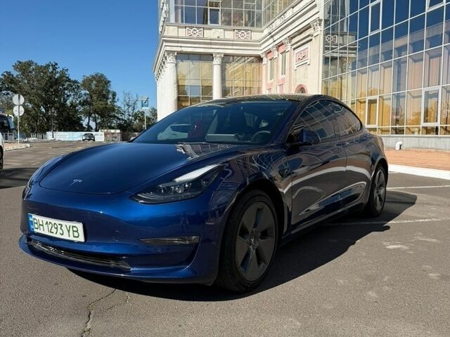 Синий Тесла Модель 3, объемом двигателя 0 л и пробегом 146 тыс. км за 16000 $, фото 1 на Automoto.ua
