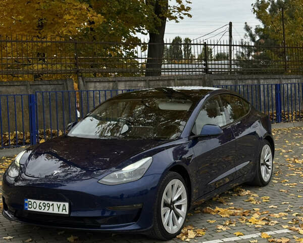 Синий Тесла Модель 3, объемом двигателя 0 л и пробегом 75 тыс. км за 23699 $, фото 1 на Automoto.ua