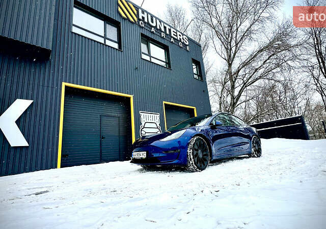 Синій Тесла Модель 3, об'ємом двигуна 0 л та пробігом 71 тис. км за 26000 $, фото 1 на Automoto.ua