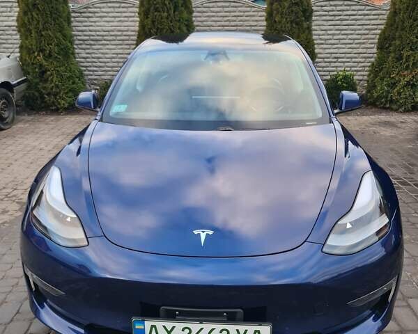 Синій Тесла Модель 3, об'ємом двигуна 0 л та пробігом 44 тис. км за 27990 $, фото 1 на Automoto.ua