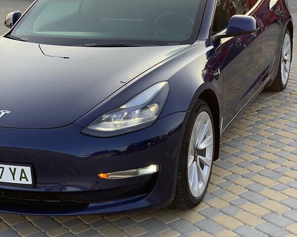 Синій Тесла Модель 3, об'ємом двигуна 0 л та пробігом 81 тис. км за 24999 $, фото 1 на Automoto.ua