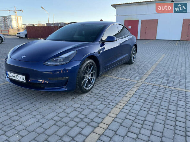 Синий Тесла Модель 3, объемом двигателя 0 л и пробегом 50 тыс. км за 22500 $, фото 1 на Automoto.ua