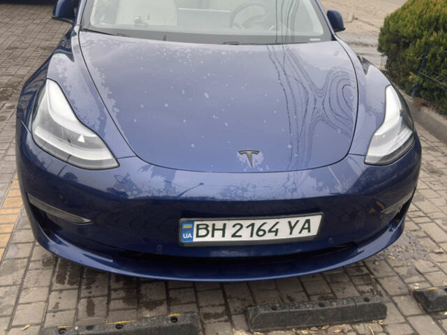 Синий Тесла Модель 3, объемом двигателя 0 л и пробегом 83 тыс. км за 17500 $, фото 1 на Automoto.ua