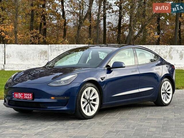 Синій Тесла Модель 3, об'ємом двигуна 0 л та пробігом 98 тис. км за 16950 $, фото 1 на Automoto.ua