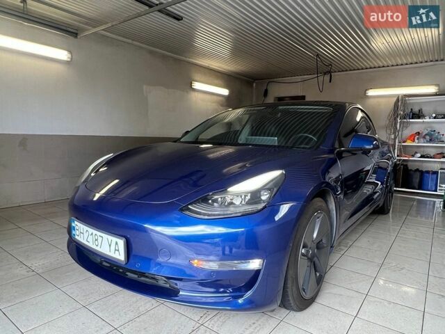 Синій Тесла Модель 3, об'ємом двигуна 0 л та пробігом 25 тис. км за 21700 $, фото 1 на Automoto.ua