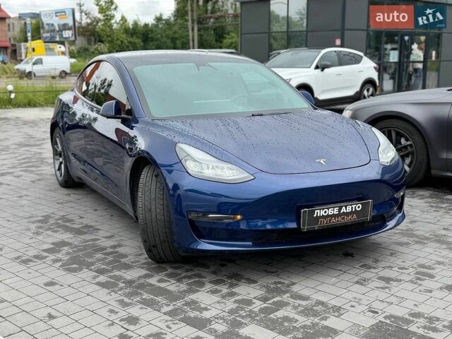 Синий Тесла Модель 3, объемом двигателя 0 л и пробегом 60 тыс. км за 15300 $, фото 1 на Automoto.ua