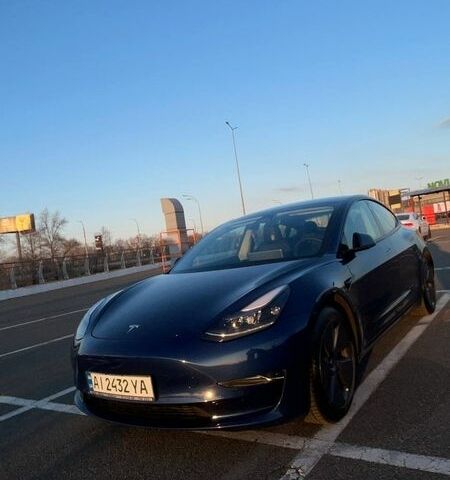 Синий Тесла Модель 3, объемом двигателя 0 л и пробегом 88 тыс. км за 18500 $, фото 1 на Automoto.ua