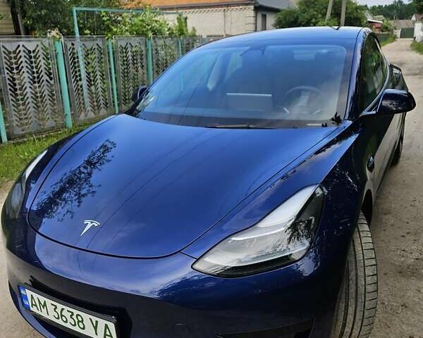 Синій Тесла Модель 3, об'ємом двигуна 0 л та пробігом 37 тис. км за 20700 $, фото 1 на Automoto.ua