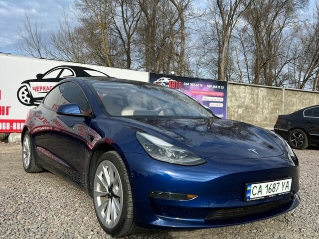 Синій Тесла Модель 3, об'ємом двигуна 0 л та пробігом 69 тис. км за 21500 $, фото 1 на Automoto.ua