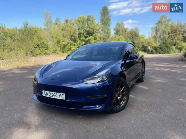 Синий Тесла Модель 3, объемом двигателя 0 л и пробегом 87 тыс. км за 24999 $, фото 1 на Automoto.ua