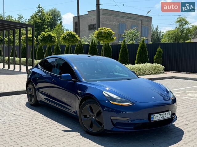 Синий Тесла Модель 3, объемом двигателя 0 л и пробегом 86 тыс. км за 17700 $, фото 1 на Automoto.ua