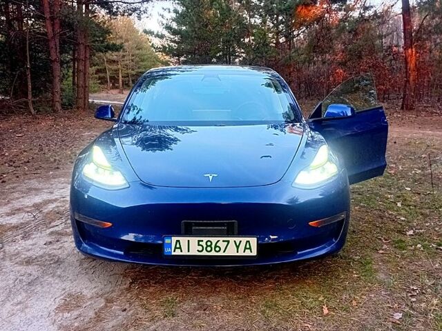 Синій Тесла Модель 3, об'ємом двигуна 0 л та пробігом 21 тис. км за 18500 $, фото 1 на Automoto.ua