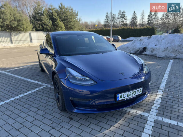 Синий Тесла Модель 3, объемом двигателя 0 л и пробегом 146 тыс. км за 17500 $, фото 1 на Automoto.ua