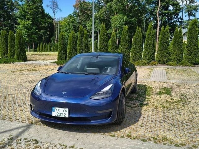 Синий Тесла Модель 3, объемом двигателя 0 л и пробегом 154 тыс. км за 17700 $, фото 1 на Automoto.ua