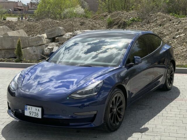 Синий Тесла Модель 3, объемом двигателя 0 л и пробегом 35 тыс. км за 23000 $, фото 1 на Automoto.ua