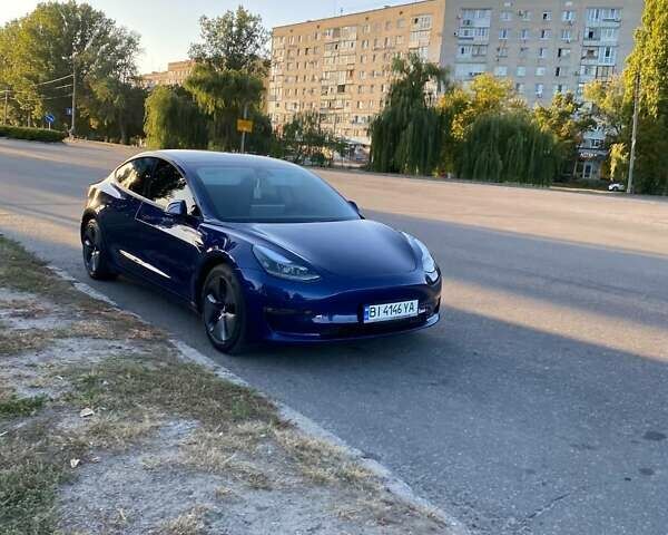 Синий Тесла Модель 3, объемом двигателя 0 л и пробегом 160 тыс. км за 19999 $, фото 1 на Automoto.ua