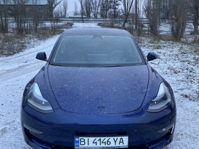 Синий Тесла Модель 3, объемом двигателя 0 л и пробегом 160 тыс. км за 19000 $, фото 1 на Automoto.ua