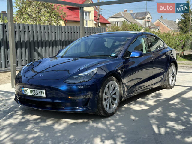 Синий Тесла Модель 3, объемом двигателя 0 л и пробегом 123 тыс. км за 15600 $, фото 1 на Automoto.ua