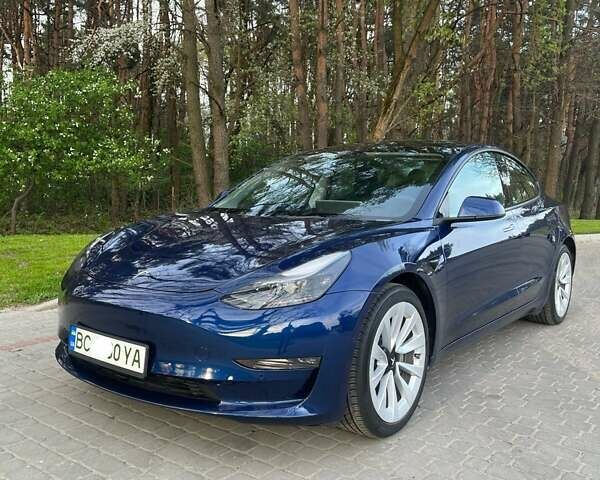 Синій Тесла Модель 3, об'ємом двигуна 0 л та пробігом 22 тис. км за 22950 $, фото 1 на Automoto.ua
