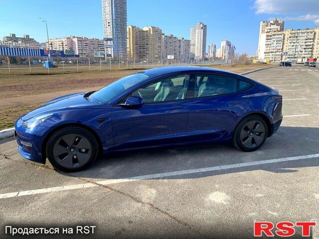Синий Тесла Модель 3, объемом двигателя 0 л и пробегом 78 тыс. км за 21700 $, фото 1 на Automoto.ua