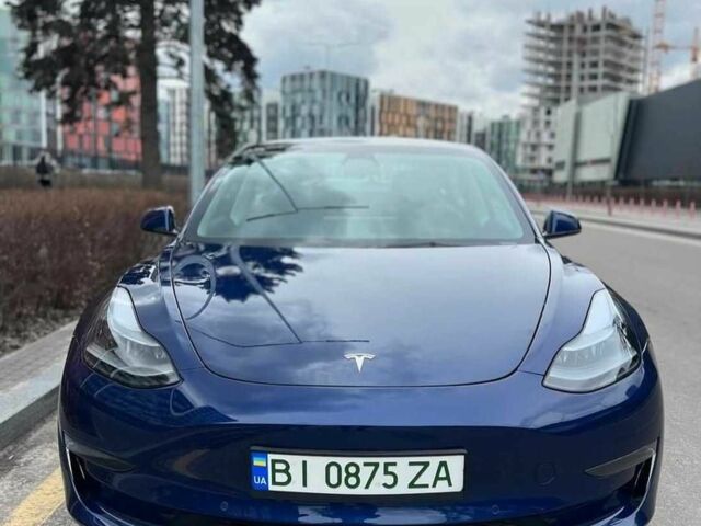 Синий Тесла Модель 3, объемом двигателя 0 л и пробегом 83 тыс. км за 17100 $, фото 1 на Automoto.ua