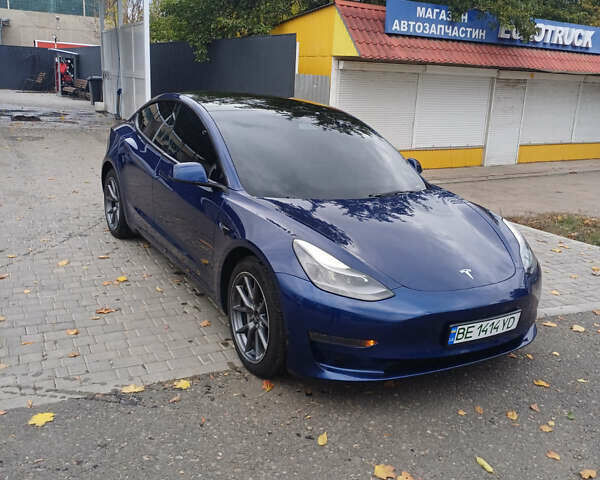Тесла Модель 3 2022 в Первомайск на Automoto.ua Синий Тесла Модель 3, объемом двигателя 0 л и пробегом 77 тыс. км за 20400 $, фото 1 на Automoto.ua