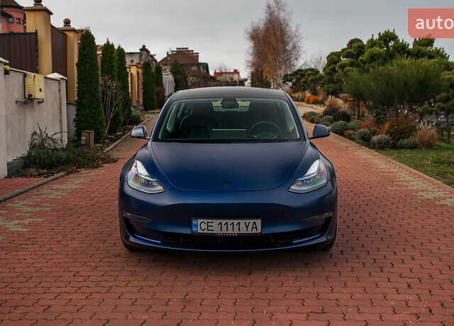 Синій Тесла Модель 3, об'ємом двигуна 0 л та пробігом 27 тис. км за 34999 $, фото 1 на Automoto.ua