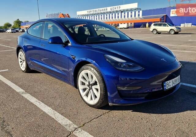 Синий Тесла Модель 3, объемом двигателя 0 л и пробегом 172 тыс. км за 17000 $, фото 1 на Automoto.ua
