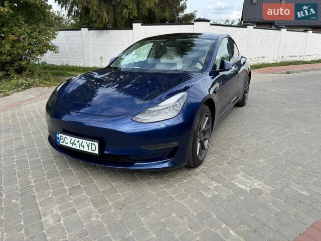 Синій Тесла Модель 3, об'ємом двигуна 0 л та пробігом 129 тис. км за 19200 $, фото 1 на Automoto.ua
