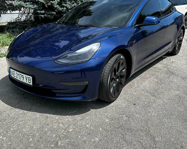 Синій Тесла Модель 3, об'ємом двигуна 0 л та пробігом 22 тис. км за 27099 $, фото 1 на Automoto.ua