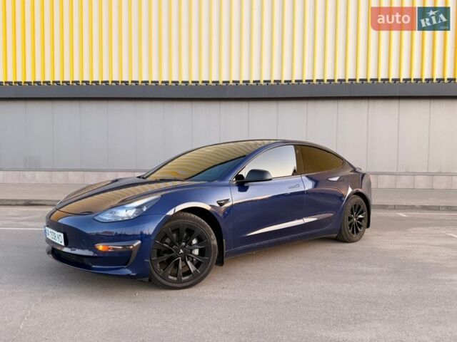 Синий Тесла Модель 3, объемом двигателя 0 л и пробегом 73 тыс. км за 18999 $, фото 1 на Automoto.ua